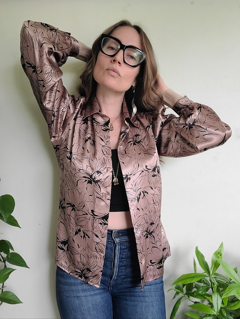 The Golden Goose Vintage 70s Blouse M - Picture 5 of 9